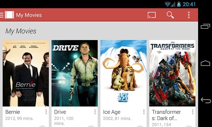 regarder des films sur Android
