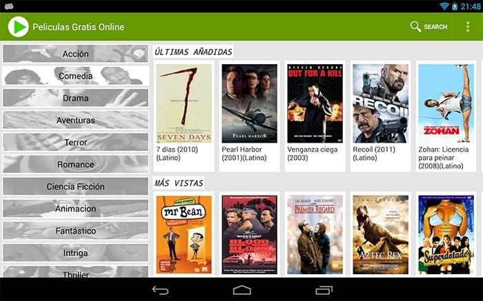 bekijk Android-films online