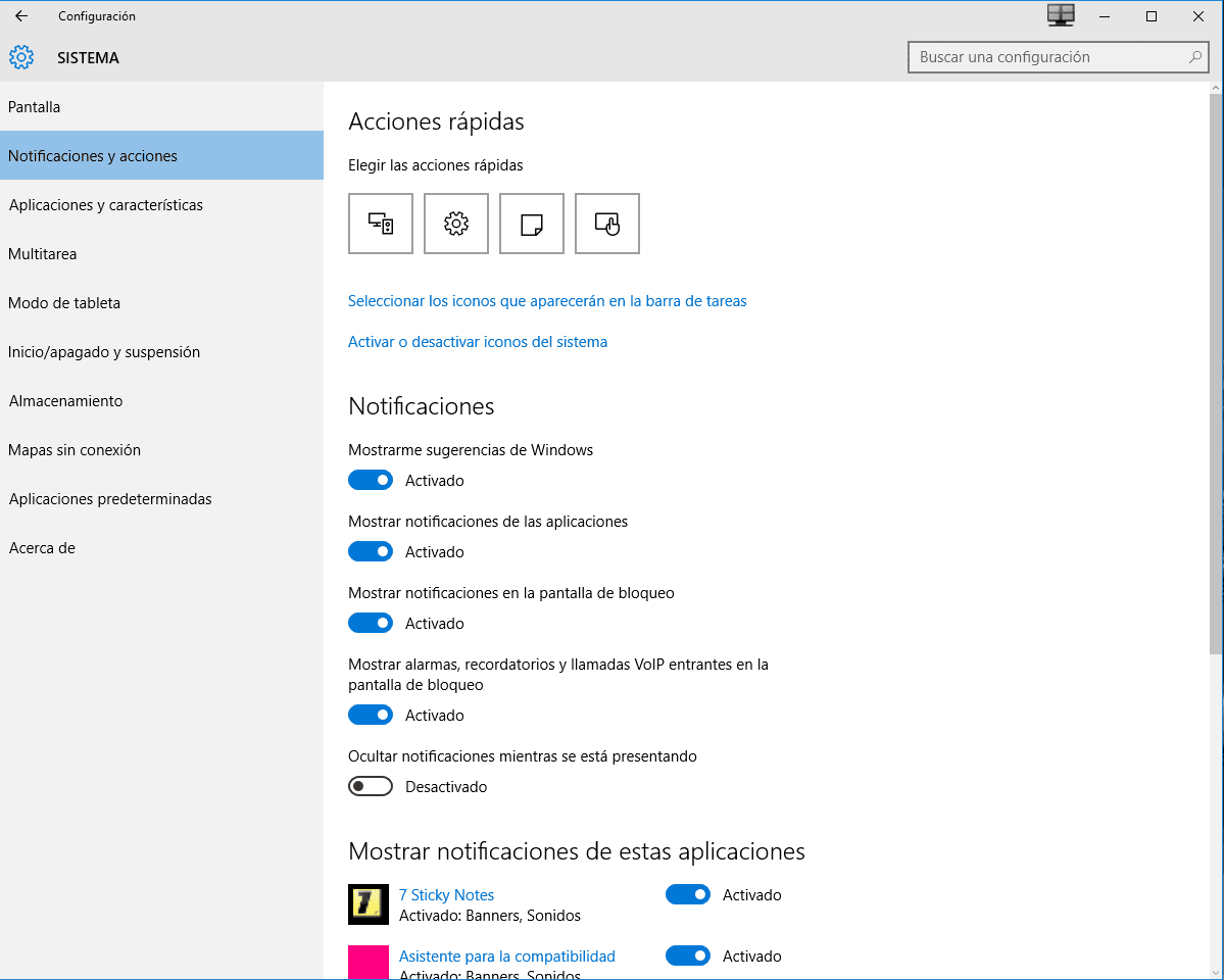Cómo gestionar los iconos de la barra de tareas de Windows 10 c