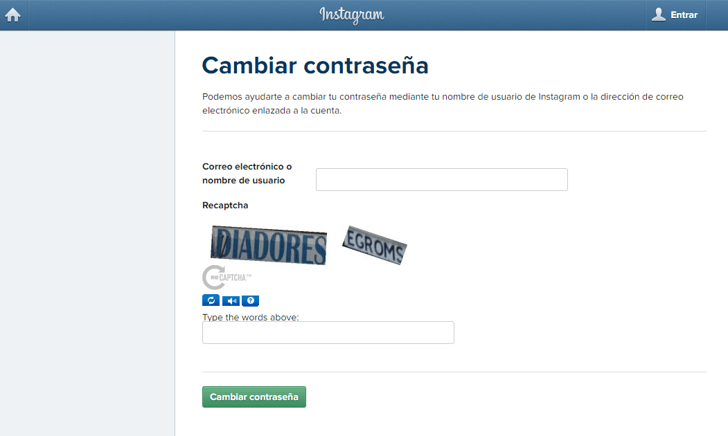 I can't enter Instagram