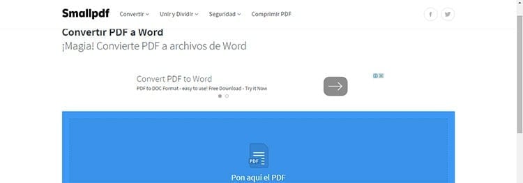 Convertir archivos a PDF