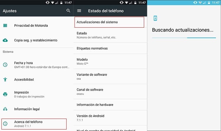 Actualizar Android Oreo