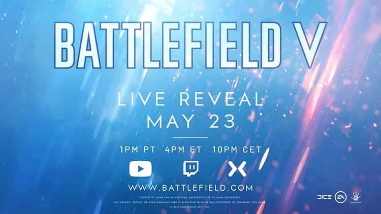 Live-Enthüllung von Battlefield V