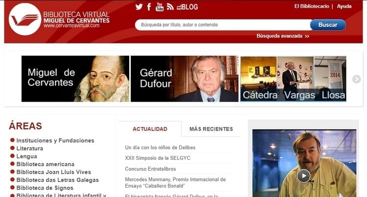 Biblioteca virtual Miguel de Cervantes