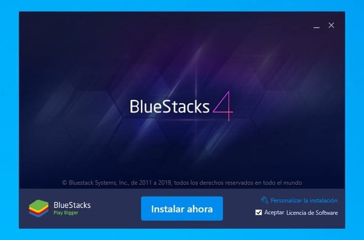 安装 BlueStacks