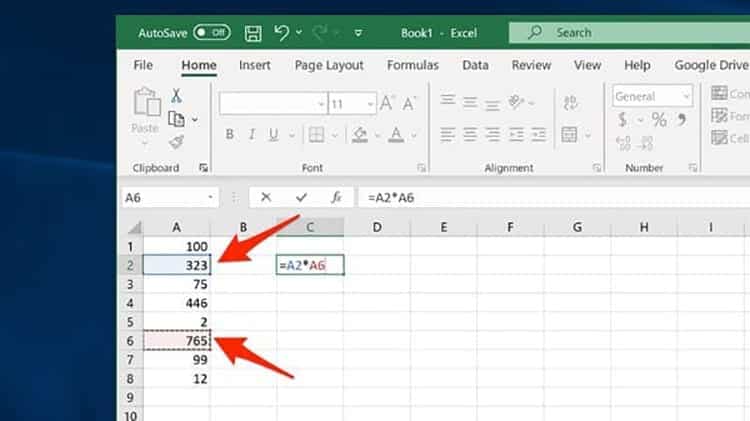 Multiplicar en Excel