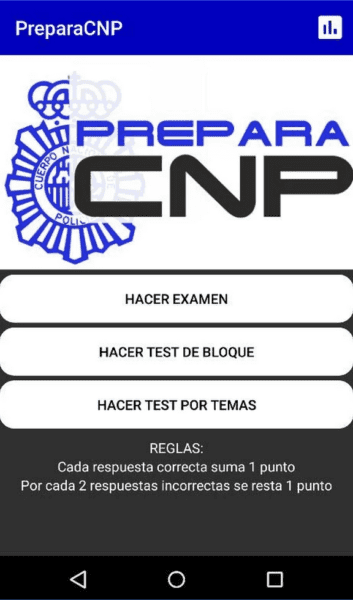 Prepara las próximas oposiciones con PreparaCNP Policía Nacional para Android