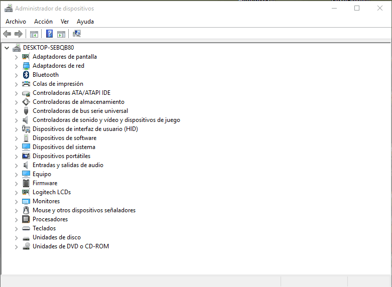 Dónde está el administrador de dispositivos de Windows 10